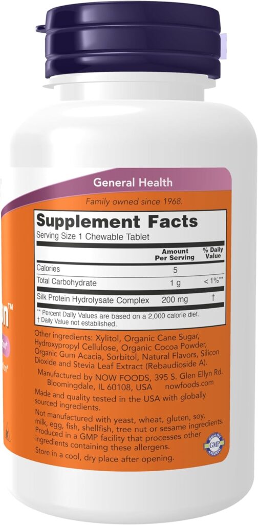 NOW Supplements, Brain Attention™ with Cera-Q™, Healthy Cognitive Function*, 60 Chewables