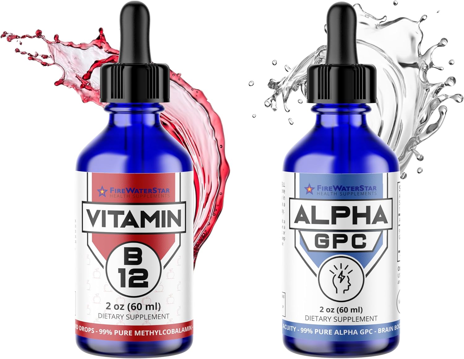 Liquid B12 and Alpha GPC Bundle