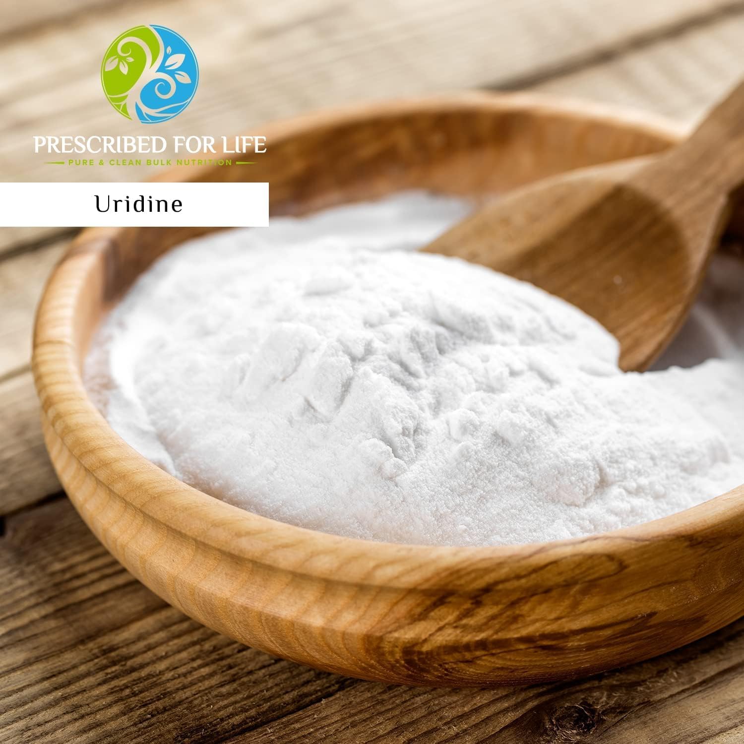 Prescribed For Life Uridine, Pure Uridine Monophosphate Powder, Nootropic Supplement for Memory, Clarity,  Focus, No Fillers, No Additives, Vegan, Non GMO (1oz / 28g)