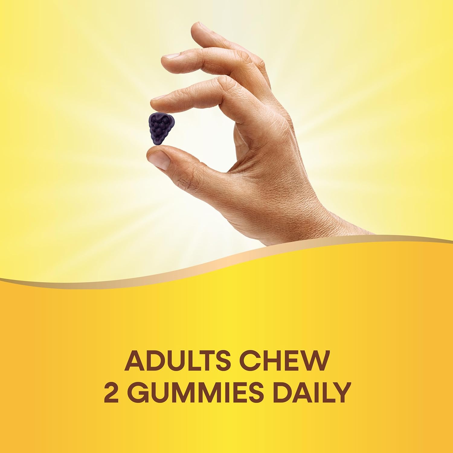 Natures Way Brain Fuel, Supports Memory and Concentration*, Clinically Studied Cognigrape®, 60 Gummies, Grape Flavored
