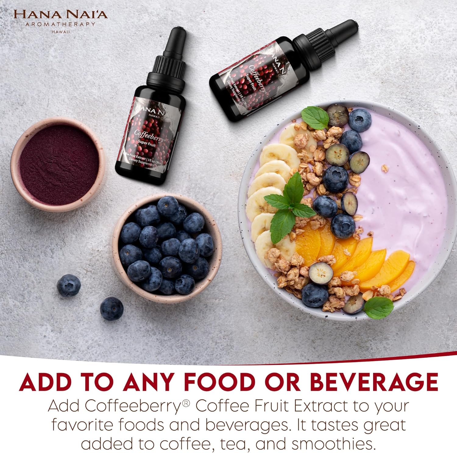 Hana Naia Coffeeberry: Whole Coffee Fruit Extract Supplement, 60-Day Supply, BDNF Brain Supplement, Focus Supplement and Cognitive Supplement, Brain Booster for Brain Health, 30ml Hana Naia Coffeeberry: Whole Coffee Fruit Extract Supplement, 60-Day Supply, BDNF Brain Supplement, Focus Supplement and Cognitive Supplement, Brain Booster for Brain Health, 30ml